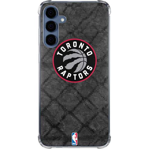 NBA Toronto Raptors Black Rust Galaxy A35 5G Clear Case